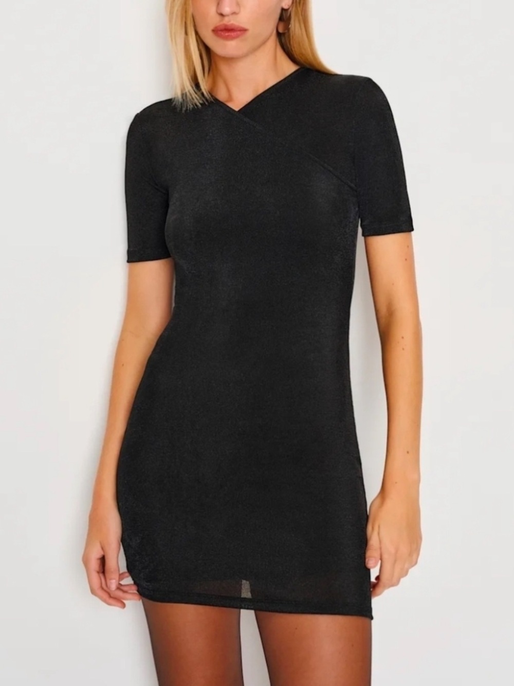 NWT REFORMATION Lotus Knit Dress in Black Size XS